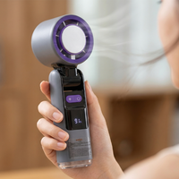 Ventilateur portable rechargeable 4000 mAh à forte puissance, mini-refroidisseur d'eau, petit ventilateur électrique pour voitures - Prix de gros