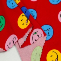 Tela de Seda de Leche de Peso Medio, Elástica, Transpirable, Antiestática, de Punto de Poliéster/Spandex con Estampado Floral Digital de Alta Calidad para Niñas