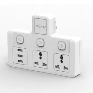 Universal Adapter with 3 USB Charging Ports