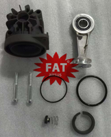 Convient pour Audi A6 4B C5 Allroad W220 W211 Kit de réparation de pompe de compresseur d'air culasse + 2 boulons + 2 bagues d'étanchéité + joint à ressort + tige de Piston