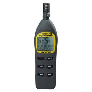 Az 8723 Psychromètre Thermomètre numérique Hygromètre avec sonde pour utilisation intérieure et extérieure - Product Image 5