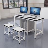 Table de laboratoire de haute qualité pour l'école, l'université, l'hôpital, la cuisine, résistante à la corrosion, en aluminium-plastique, design moderne