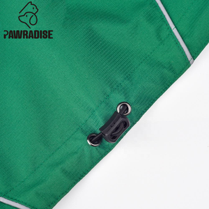 Imperméable pour <span class=keywords><strong>chien</strong></span> de créateur noir et vert tendance 2025, revêtement en PU imperméable, polyester écologique, vêtements pour animaux de compagnie personnalisés, veste de pluie pour <span class=keywords><strong>chien</strong></span> - Product Image 6