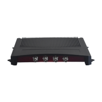 Lecteur RFID UHF Impinj R2000 à 4 ports avec matériau ABS, protocole ISO 18000-6C pour l'identification à longue portée