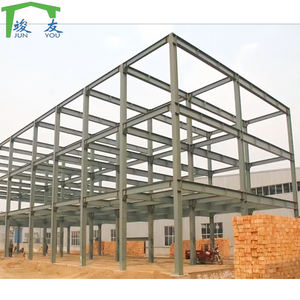 3 katlı çelik yapı bina ticari ofis binası prefabrik konut daire Metal çerçeve garaj binası - Product Image 5