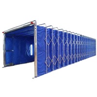 Cabine télescopique imperméable gonflable escamotable de peinture de jet de PVC pour la grande pièce