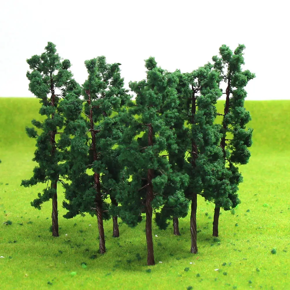 G5020 50pcs Scale Train Layout Set Model Trees N Z 5cm