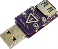 Probador de Voltaje USB Killer V3 para Computadoras y Teléfonos Móviles con Instrumento de Prueba de Voltaje de Fallo e Interruptor