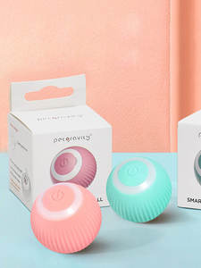 Commercio all'ingrosso della fabbrica OEM elettrico rotolamento automatico <span class=keywords><strong>Smart</strong></span> Pet Ball piccolo Silicone interattivo per interni formazione giocando cane gatto giocattolo - Product Image 3