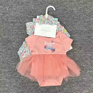 Custom Onesies Baby Kleding Baby Pyjama Kleding Set Nieuw Geboren Modale Baby Jongen Kleding 9-12 Maanden