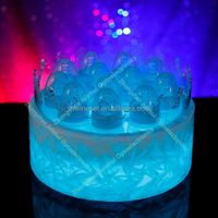 Garantie de qualité seau à glace personnalisé éclairage LED seaux modernes pour le vin pour le Champagne pour la bière cadeau pinces usine