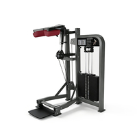 Machine professionnelle de soulevé de mollets en acier robuste pour la musculation des jambes, équipement de gym avec station de soléus à empilement de poids