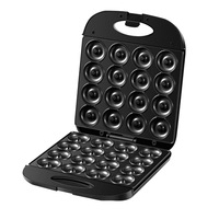 Machine à donuts en plastique standard US 110V, modèle ET-3109, machine à gâteaux et petit-déjeuner, machine à sandwichs, grande machine à pain 16 trous pour