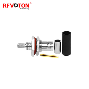 Connecteur coaxial étanche BNC femelle EZ sans soudure pour câble RG58, à sertir, fourni par l'usine - Product Image 1