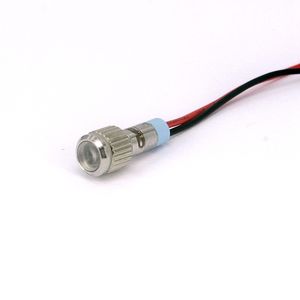 Cmp rohs 6 मिमी 12 वी या 24v धातु के एलईडी सूचक केबल के साथ केबल - Product Image 5