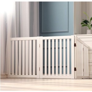 Manufacturer customizes cross-<b>border</b> pet <b>fences</b>, wooden dog <b>fences</b>, indoor pet protective <b>fences</b>, pet railings, folding <b>fences</b>. - Product Image 3