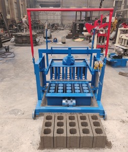 Máy làm gạch rỗng 3 lỗ Máy làm khối bê tông Máy làm gạch Thủ Công Nhỏ - Product Image 5