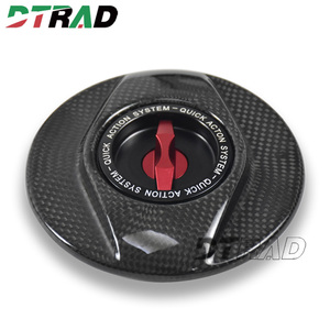 غطاء خزان وقود جديد من ألياف الكربون لدراجات كاواساكي ZX-10R/RR ZX-6R ZX-14R Z800 Z750 Z125 <span class=keywords><strong>Z1000</strong></span> SX سريع الفك لغطاء الوقود والبنزين - Product Image 5