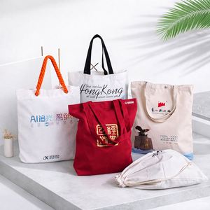 Bolsa de Mano Reutilizable de Lona de Algodón Grande con Cierre de Cremallera en el Hombro, Logotipo CL, Bolsa de Compras Promocional para Eventos Minoristas, Modelo BA-7002 - Product Image 5