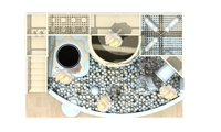 Parc d'aventure intérieur sur le thème des macarons, aire de jeux en peluche, piscine à balles en métal pour enfants, centre de jeux avec toboggan en spirale et trampoline