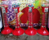Vente en gros d'usine, distributeur automatique de bonbons en spirale, de boules rebondissantes, de capsules de jouets, de machines à capsules d'œufs, de machines à twister