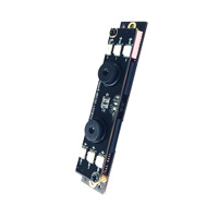 Module caméra USB 2.0 LED binoculaire pour photographie aérienne par drone, résolution 1600x1200, double caméra couleur 8 mégapixels