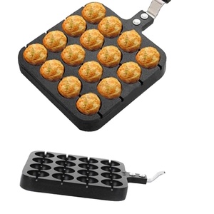 <span class=keywords><strong>Plaque</strong></span> de cuisson à 16 trous Moule de cuisson Poulpe Machine à fabriquer des boules Outils de cuisson à domicile Accessoires de cuisine - Product Image 1
