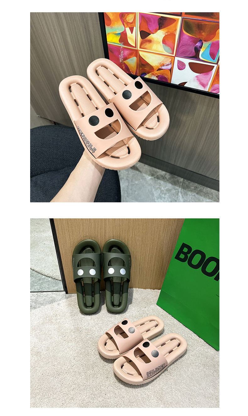 Couples Bathroom Non-slip Hollowed Out Bath Slippers for Men Women EVA PVC Slides