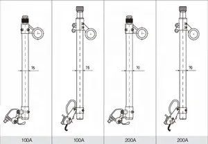 Bakır Güç Sistemleri L Tipi devre kesici Tutucu 100 AMP L4B1P0A 15kV-Hızlı Gemi