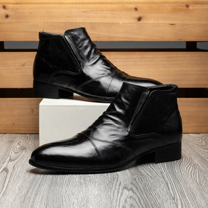 Bottes rétro pour hommes 2026 - Cuir de haute qualité imperméable - Hauteur accrue - Porté au printemps - Tailles 37-44 disponibles - Product Image 3