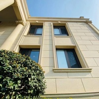 Fenêtres étroites en béton pour maisons, insonorisées, isolantes thermiquement, en alliage d'aluminium, coulissantes encastrées, pour salle de bain et cuisine