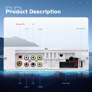 Lecteur MP5 pour voiture Podofo 7 pouces 1 Din, autoradio IPS SWC USB/Type-C/BT/EQ/FM, lien téléphonique, services OEM et ODM, fabricant FCC - Product Image 5