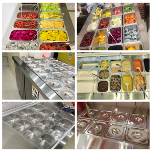 <span class=keywords><strong>Vitrine</strong></span> réfrigérée en acier inoxydable à 1/2/3 portes pour <span class=keywords><strong>pizza</strong></span>, fruits, conservation des aliments frais, salade - Product Image 5
