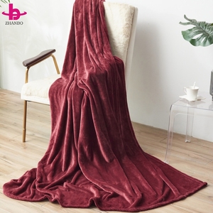 <span class=keywords><strong>Coperta</strong></span> in pile di flanella tinta unita per tutte le stagioni, certificata OEKO-TEX, morbida, a strato singolo, ideale per regali e forniture alberghiere - Product Image 5