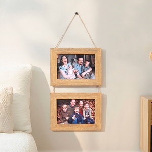 2 Cadres <span class=keywords><strong>Photo</strong></span> Vintage en Bois à Coller au Mur pour Garçons et Filles, Idéal pour Mur <span class=keywords><strong>Photo</strong></span> ou Galerie Murale - Product Image 6