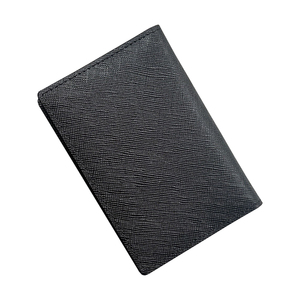 Korean Genuine Leather MA6 MA8 Saffiano Pocket <b>Card</b> <b>Holder</b> <b>Wallet</b> Diagonal Slot Design Portable Business <b>Card</b> Storage Pouch - Product Image 1