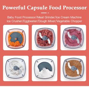 Home Kitchen Electric Meat <b>Grinder</b> Household Multi-functional Food Processor Garlic <b>Mixer</b> 600ml Freshly Squeezed Juice Juicer - Product Image 5