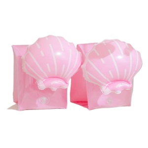 Bouée de bras gonflable en PVC 14*12*17 CM, motifs Coquillage, Fraise, Crabe, Pastèque, Queue de Sirène, pour enfants, pour le plaisir à la piscine - Product Image 1