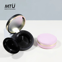 Boîte à coussin d'air ronde personnalisée avec logo, 15g, en plastique, vide, pour fond de teint, conteneur cosmétique, emballage pour crème BB, CC, correcteur