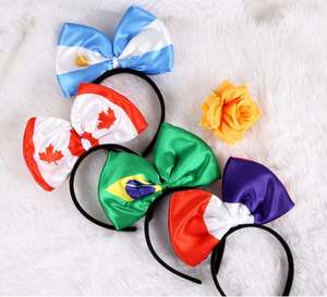 Diadema Personalizada con Bandera Patriótica de EE. UU., Canadá y México, Lazo para el Cabello con Temática de México para Fanáticos del Deporte y Animadoras, Accesorios Personalizados para Equipos - Product Image 6