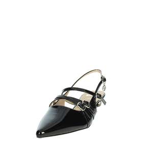 Gold & Gold Donna Slingback <b>Pump</b> Beige Pointed Toe Heel Women's Shoes - Product Image 6