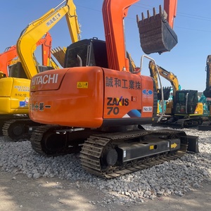 Excavatrice sur chenilles Hitachi ZX70 d'occasion, 95% neuve, d'origine japonaise, pour l'agriculture et la construction urbaine - Product Image 2
