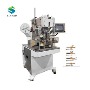 Semi automatic <b>Waterproof</b> <b>Sealing</b> Plug Insertion Crimping Terminal Machine Single Head stripping crimp - Product Image 4