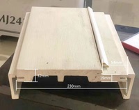 Marco de Puerta Impermeable de WPC Sólido de Diseño Moderno Estándar Estadounidense Dofiberone, Puertas de Fibra de Vidrio de 116 mm-305 mm con Garantía de 3 Años