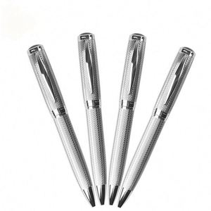 Wholesale Custom Custom Logo Carved Design Ballpoint <b>Pen</b> High Quality Metal Multi-<b>Colored</b> Ink Promotion Gift 1.0 mm Writing - Product Image 1