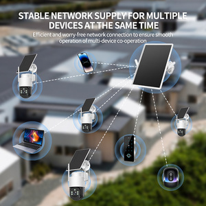 Wistino 4MP 4G Solar Wireless CCTV Outdoor <strong>Security</strong> <strong>Camera</strong> Solar Energy Router Video Recorder Kit <strong>Camera</strong> - Product Image 3