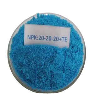 JRZ растворимое NPK синее порошковое удобрение NPK 20-20-20 + TE цена - Product Image 1