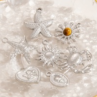 SUMMLY Tendance Exquis Animal Marin Charme À La Main DIY Bikini En Acier Inoxydable Pendentif Accessoires Bijoux De Mode