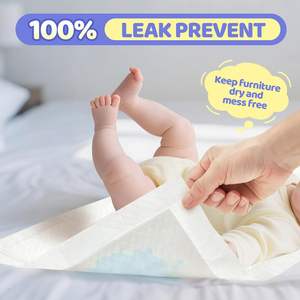 Tappetino Fasciatoio per Neonati in Cotone Organico e Fibra di Bambù, Ipoallergenico, Traspirante, Ecologico, Usa e Getta - Product Image 4