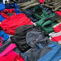 Jaket Outdoor Bekas Bermerek Grosir, Mantel Hiking Anti Air Bekas Bermerek, Windbreaker untuk Pria dan Wanita Grosir